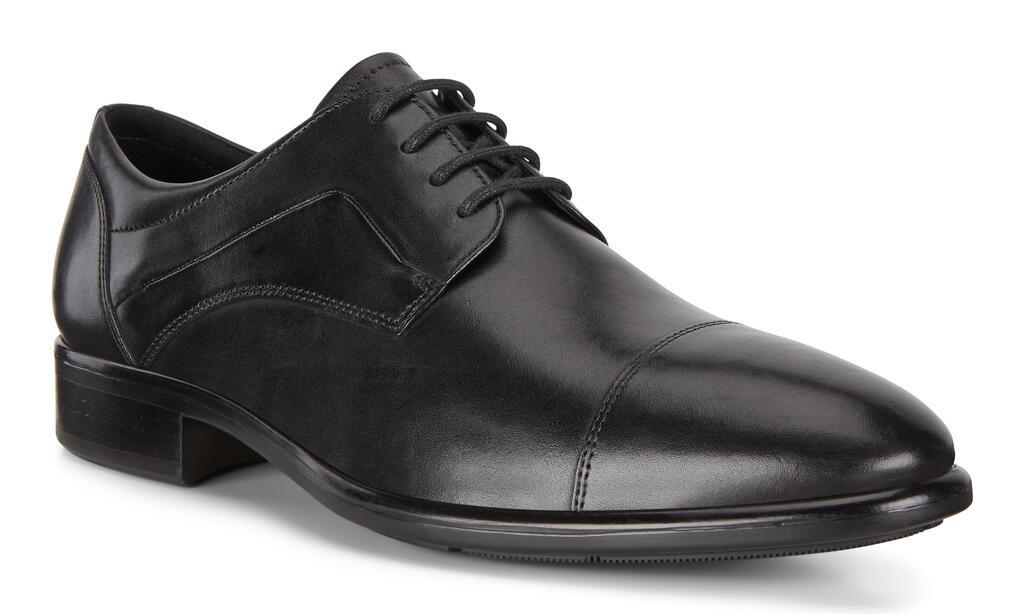 Ecco Citytray Mens Dress Shoes In Black - India DLK-572309